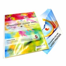 A4 Clear Vinyl Sticker Paper