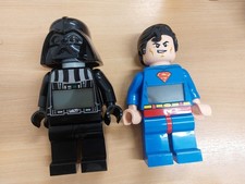 Lego Alarm Clock - Darth Vader and Superman. Star Wars / DC 