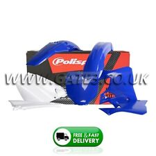 Yamaha YZ 250 Polisport Plastics Kit 2000-2001 Blue White Plastic Panel Set