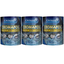 3x Cromapol 5kg | Acrylic Roof