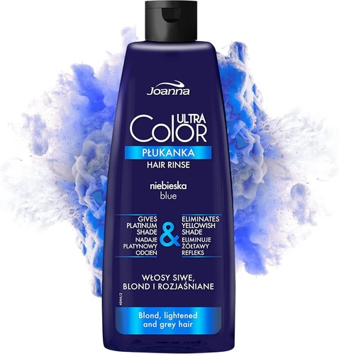 Joanna blue hair rinse 150ml - hair,