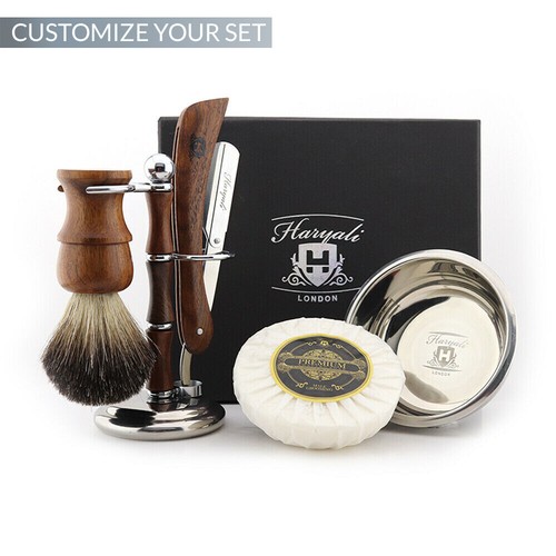 Men shaving kit - men, wooden
