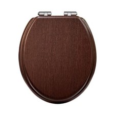 Heritage Walnut Toilet Seat