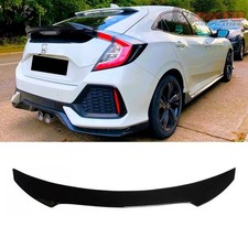 Honda Civic FK7 10th Gen Rear Boot Spoiler Lip Wing Type R Gloss Black 2016-20