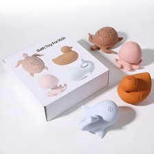 Silicone Bath Toys –4 Pack
