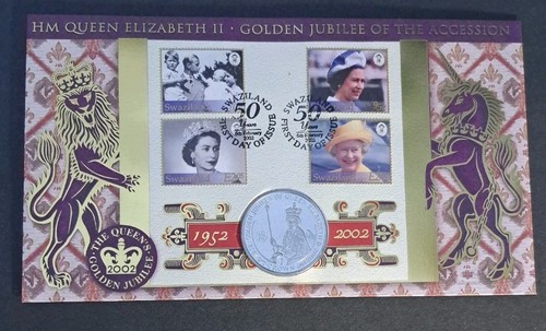 First day coin cover 2002 - first,