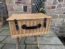 Large Wicker Hamper With Lid