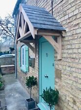 Assembled Oak Canopy  - Wall Mounted Deluxe Oak Canopy - DIY FRIENDLY Oak Porch