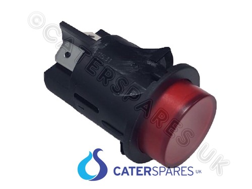Red round push - red,