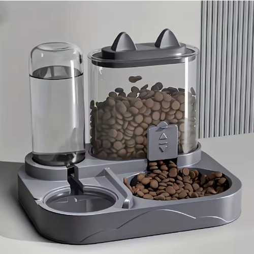 Automatic cat feeder - cat,