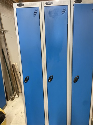Blue steel door - lockers,