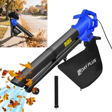 6000W Leaf Blower and Vacuum 3 in 1 Garden Vacuum Shredder Mulcher 6 Speeds
