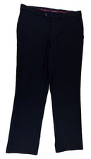 MEYER Stretch Wool Blend Trousers - 38W 32L - Black - Never Worn - Make an Offer