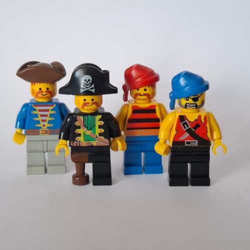Lego minifigure 4 pirate - -,