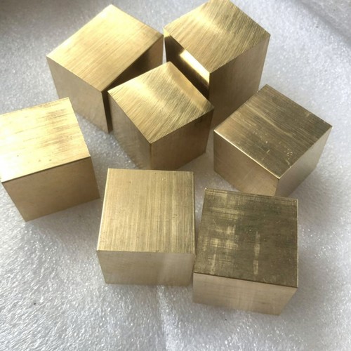 H59 brass block square - brass,