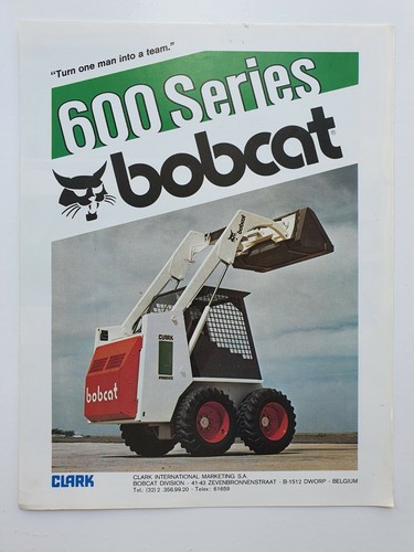 Bobcat 600 series skid steer - series,
