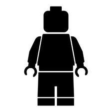 Lego Block Man Vinyl Decal