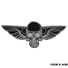 Skull Wings Biker Logo