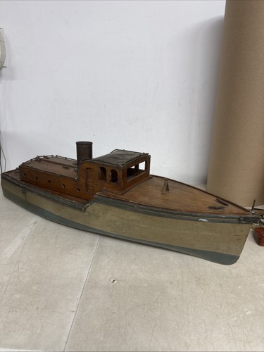 Early steam tugboat - steam,