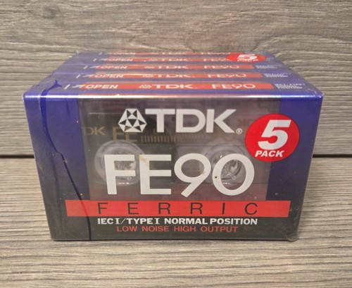 Tdk fe90 ferric audio cassette - ferric,