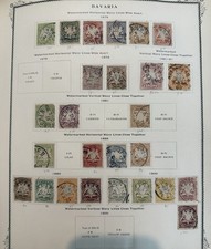 BAVARIA Postage Stsmps, 1876