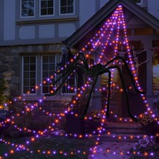 Halloween Luminous Spider Web