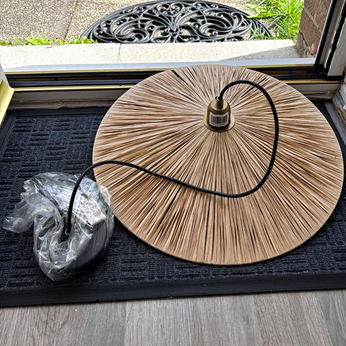 John lewis raffia - raffia, pendant