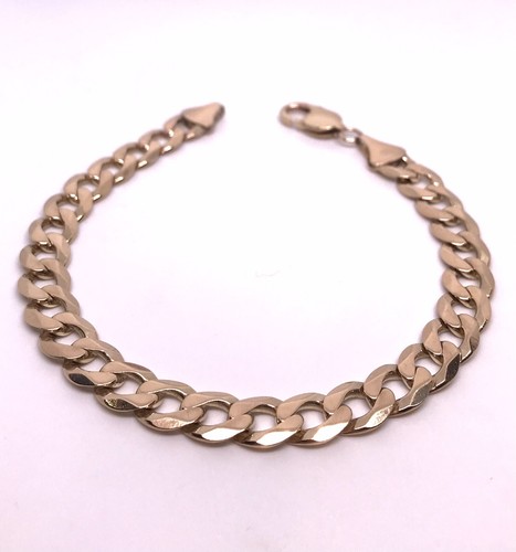 9ct gold curb - gold, bracelet
