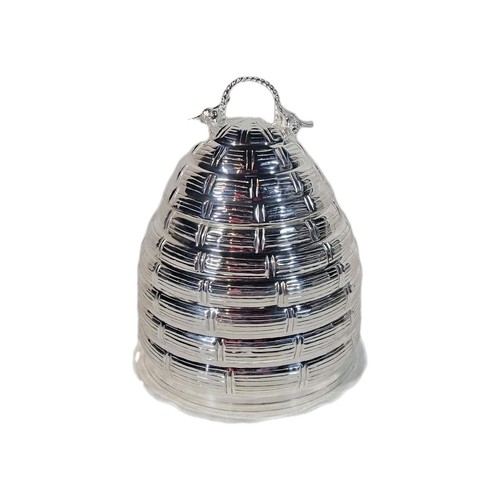 Silver plated beehive honey - beehive,