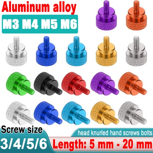 Aluminium thumb screw m6 - screw, m3-m6