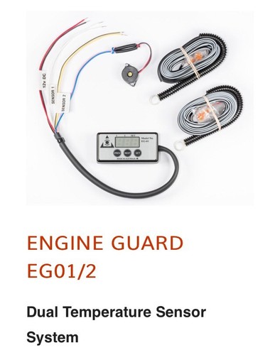 Dual sensor temperature gauge - dual,