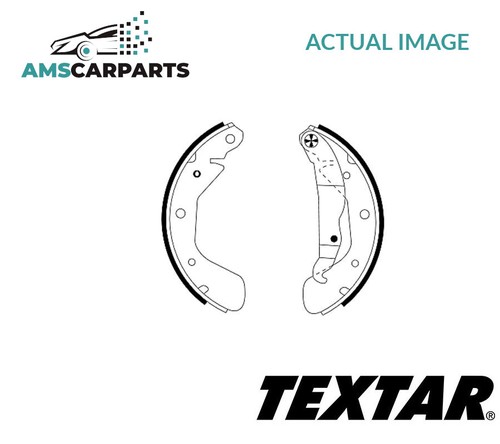 Brake shoe kit set rear - kit,