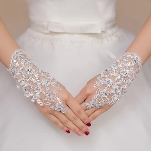 White net diamante - white, +