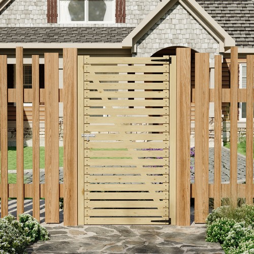 Wooden gate decorative fencing - wooden,