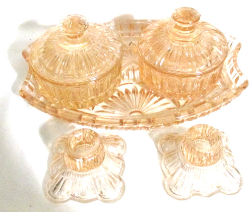 Art deco pink peach - 'pink/peach, glass'
