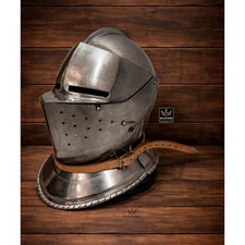 Medieval Close Armet Helmet