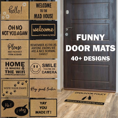 Doormat funny front door - front,