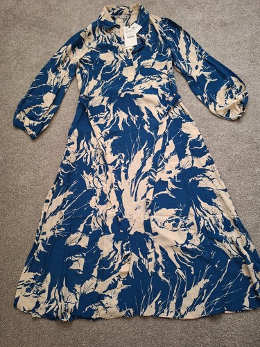 Zara printed midi dress size - zara,