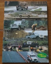 LAND ROVER 88 109 High Capacity Pick Up Sales Brochure 1982 #LR/201/2.82/170M(B)