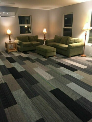 Carpet plank tiles heavy duty - tiles,