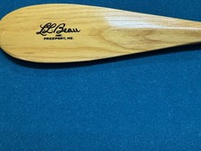 L.l.Bean Inc. Freeport Me. Miniature 24”Canoe Oar For The Bear Behind Vintage Ad