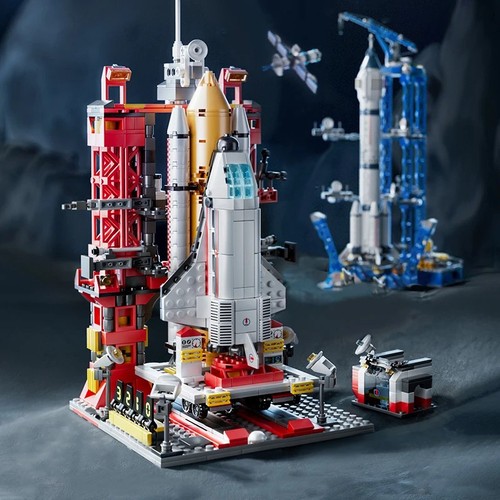 Space rocket building block - rocket,