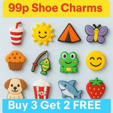 99p Croc Shoe Charms | 250+