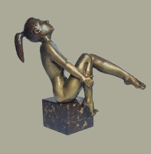 Bronze sculpture nude - bronze,
