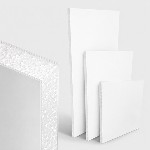 White upvc door panel 20mm - white,
