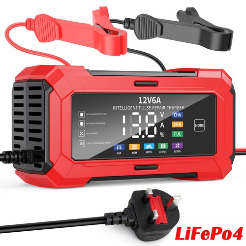 Smart car battery charger - car,