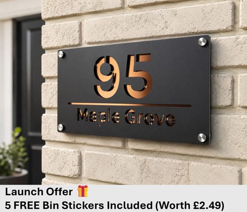 Modern laser cut personalised - cut,