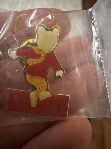 Vintage rupert bear enamel - rupert,