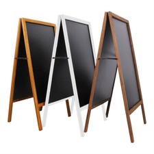 100x50cm Jumbo Chalkboard A Frame Blackboard with Wiping Cloth for Business Sign