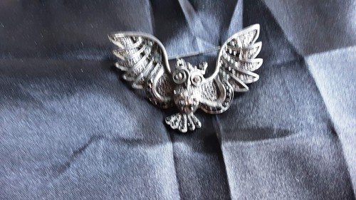Owl brooch - owl,